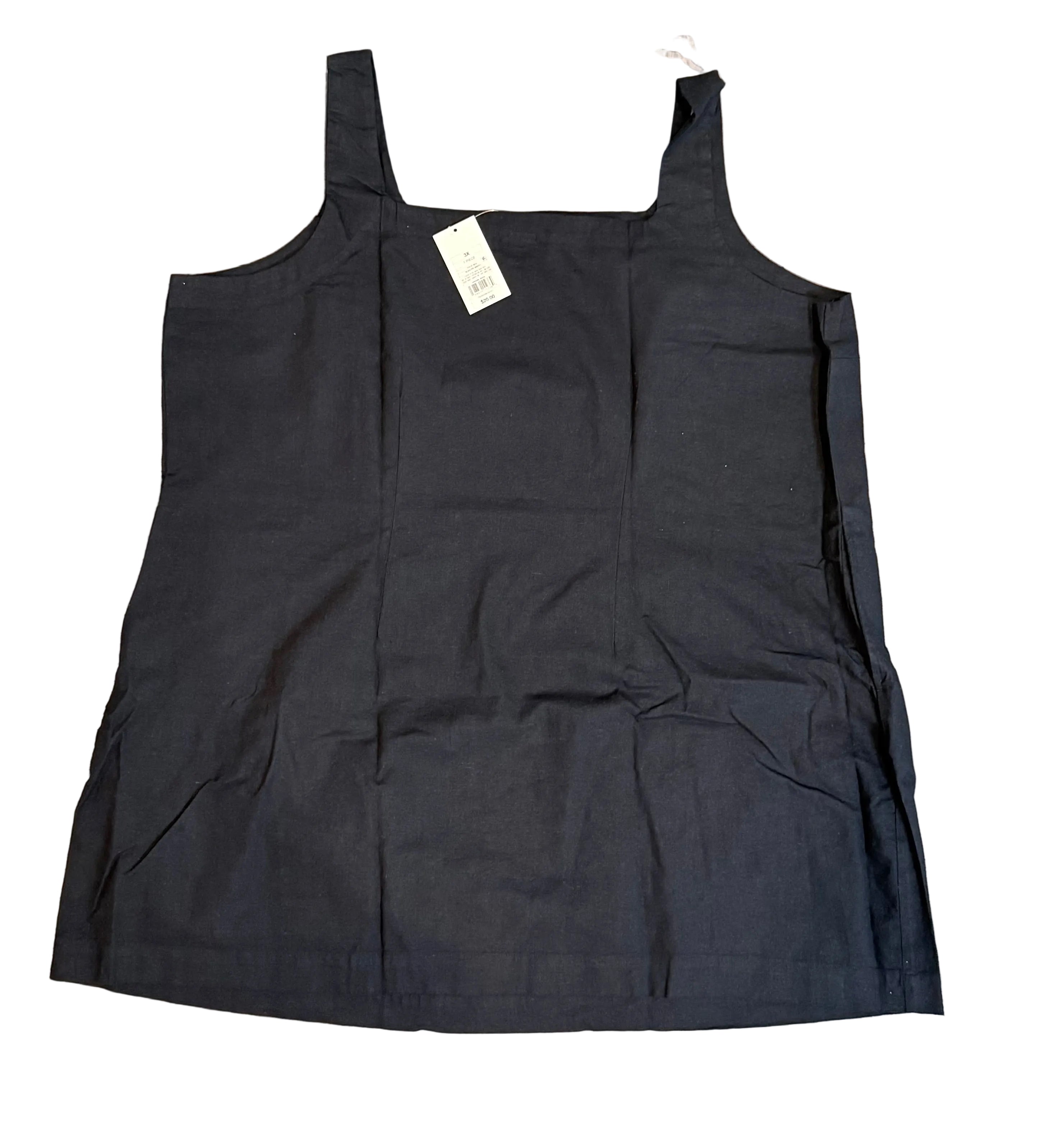 Universal Thread Black Linen Blend Tank Top – Women’s Square Neck Sleeveless Dress | Target