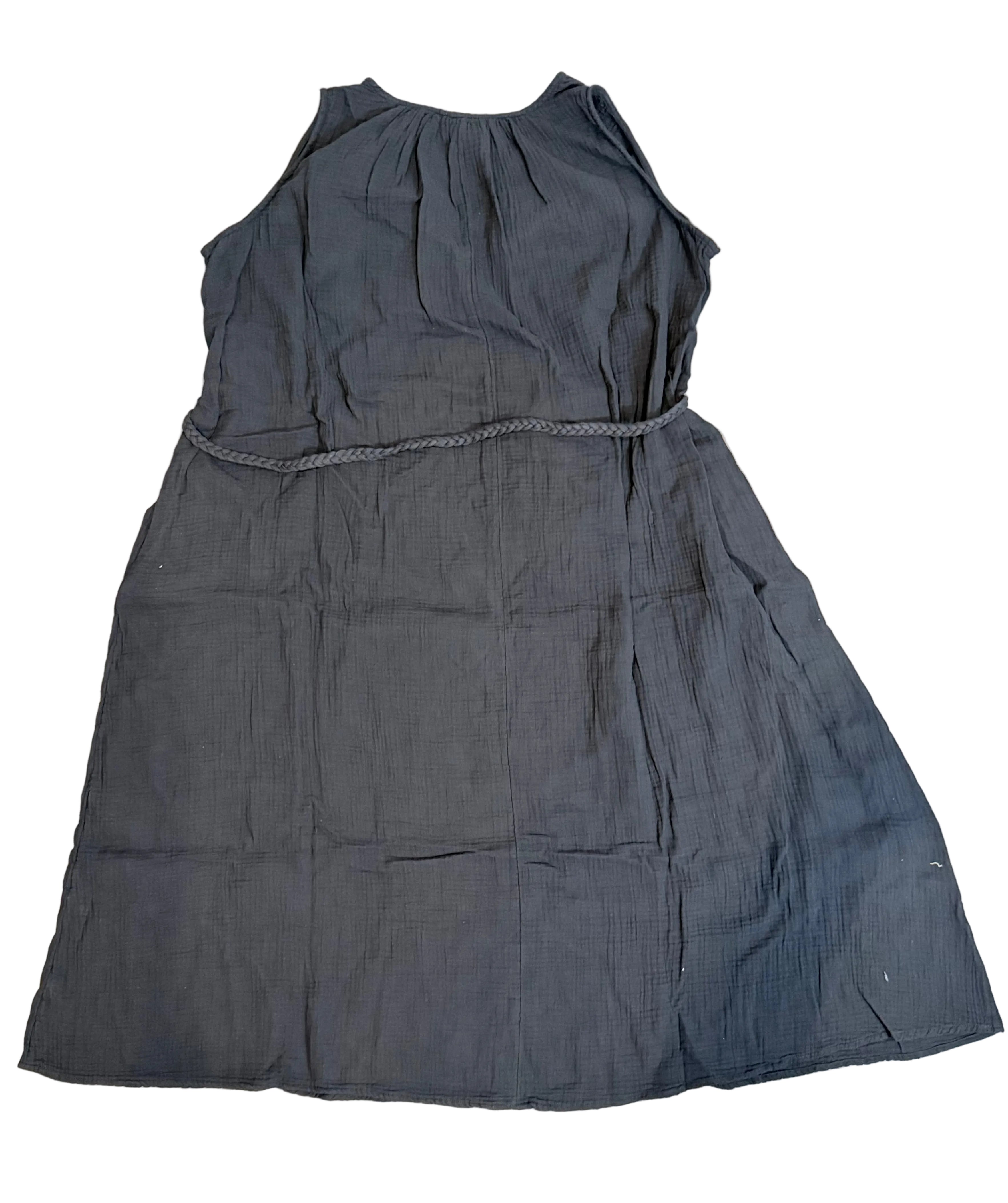 Universal Thread Black Sleeveless Midi Dress with Braided Belt – Women’s Casual Dress | Target