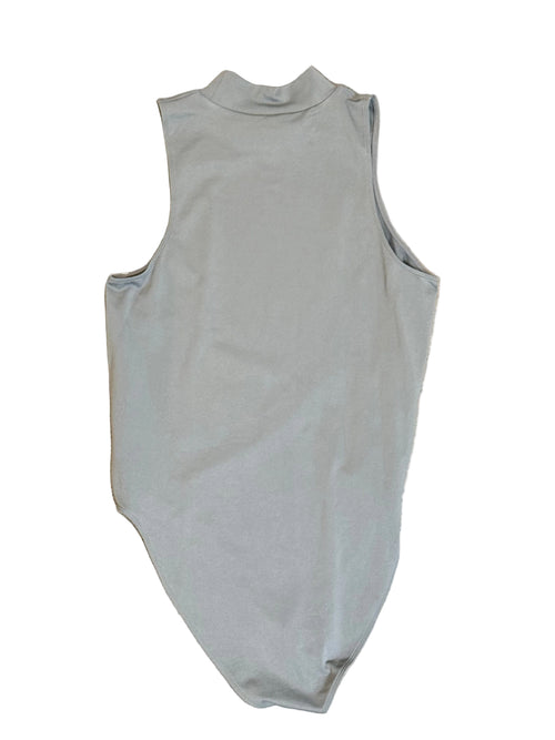 A New Day Gray Sleeveless Mock Neck Bodysuit – Women’s Stretch Tank Bodysuit | Target